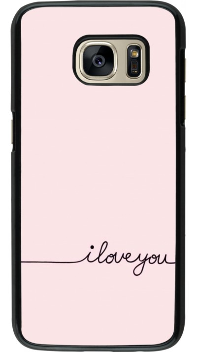Coque Samsung Galaxy S7 - Valentine 2023 i love you writing