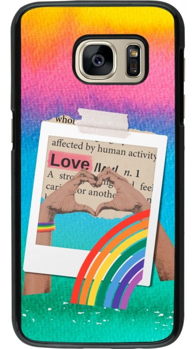 Coque Samsung Galaxy S7 - Valentine 2023 love is for everyone