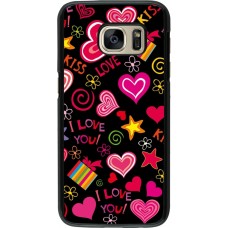 Coque Samsung Galaxy S7 - Valentine 2023 love symbols