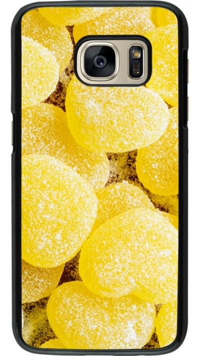 Coque Samsung Galaxy S7 - Valentine 2023 sweet yellow hearts