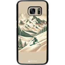 Coque Samsung Galaxy S7 - Vintage Ski Mountain