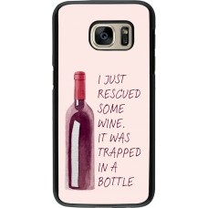 Samsung Galaxy S7 Case Hülle - I just rescued some wine
