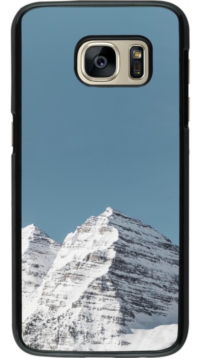 Coque Samsung Galaxy S7 - Winter 22 blue sky mountain