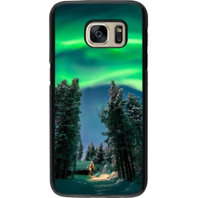 Samsung Galaxy S7 Case Hülle - Winter 22 Northern Lights