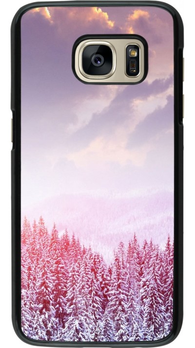 Coque Samsung Galaxy S7 - Winter 22 Pink Forest