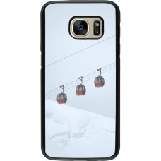 Samsung Galaxy S7 Case Hülle - Winter 22 ski lift