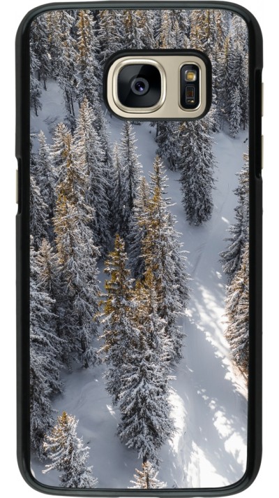 Coque Samsung Galaxy S7 - Winter 22 snowy forest
