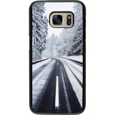Coque Samsung Galaxy S7 - Winter 22 Snowy Road