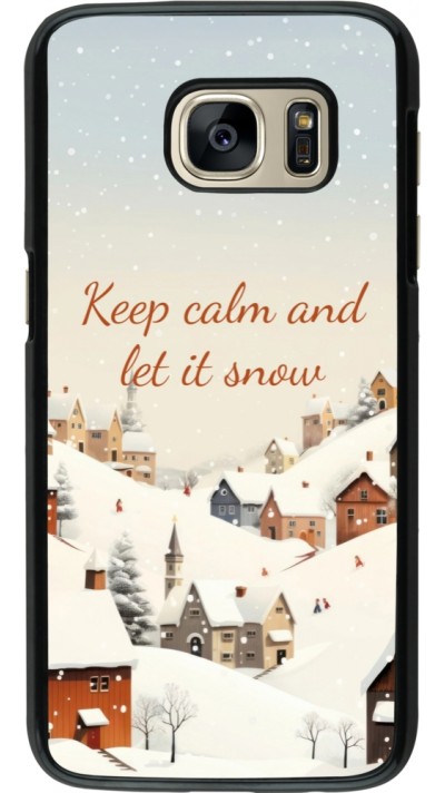 Coque Samsung Galaxy S7 - Winter 25 Winter Keep calm and let it snow