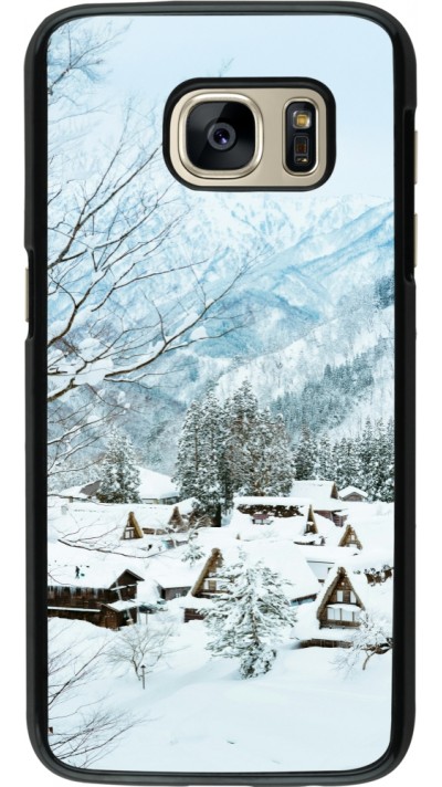 Coque Samsung Galaxy S7 - Winter 25 Winter snowy landscape
