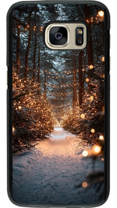 Coque Samsung Galaxy S7 - Winter 25 Winter snowy road