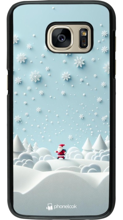 Coque Samsung Galaxy S7 - Noël 2023 Petit Père Flocon