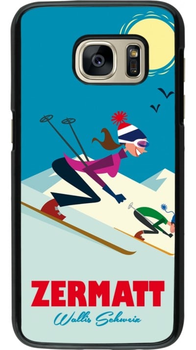 Coque Samsung Galaxy S7 - Zermatt Ski Downhill