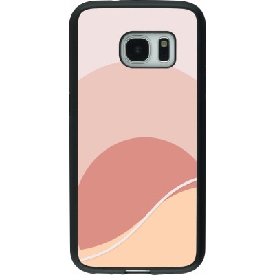 Samsung Galaxy S7 Case Hülle - Silikon schwarz Autumn 22 abstract sunrise