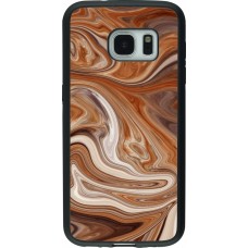 Coque Samsung Galaxy S7 - Silicone rigide noir Autumn 2024 marbe