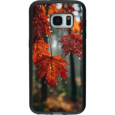 Coque Samsung Galaxy S7 - Silicone rigide noir Autumn 25 Rain
