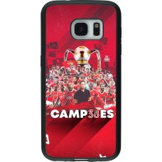 Coque Samsung Galaxy S7 - Silicone rigide noir Benfica Campeoes 2023