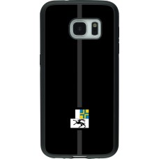 Samsung Galaxy S7 Case Hülle - Silikon schwarz Kanton GR schwarz