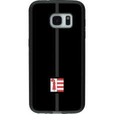 Samsung Galaxy S7 Case Hülle - Silikon schwarz Kanton JU schwarz