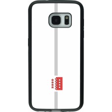 Coque Samsung Galaxy S7 - Silicone rigide noir Canton VS blanc