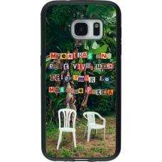 Coque Samsung Galaxy S7 - Silicone rigide noir Chairs DTMF