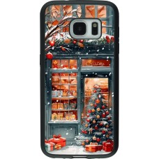 Samsung Galaxy S7 Case Hülle - Silikon schwarz Christmas 25 Xmas Shop