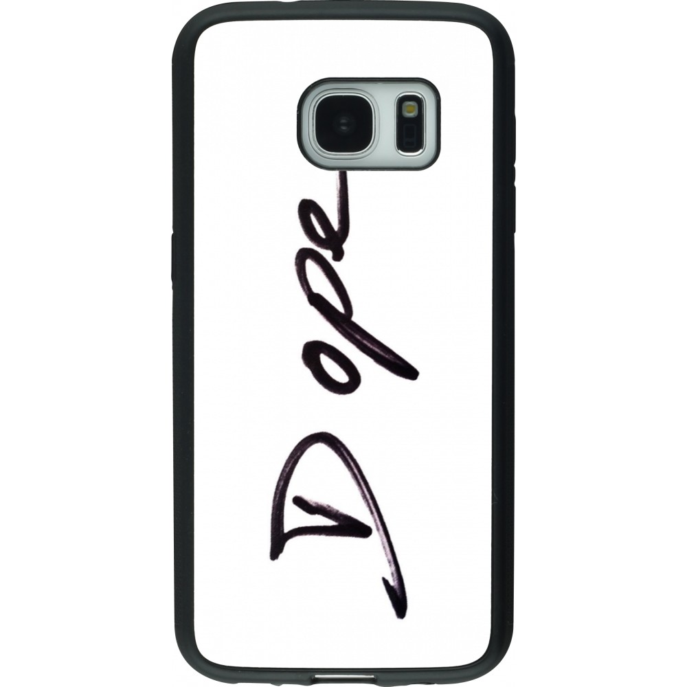 Coque Samsung Galaxy S7 - Silicone rigide noir Dope