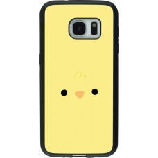 Samsung Galaxy S7 Case Hülle - Silikon schwarz Easter 2026 Little chicken