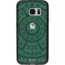 Samsung Galaxy S7 Case Hülle - Silikon schwarz Mexiko 2026 personalisierbares Fussballtrikot