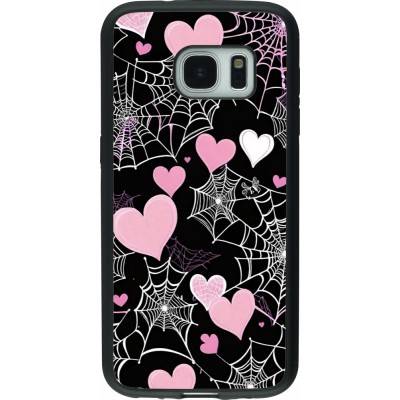Samsung Galaxy S7 Case Hülle - Silikon schwarz Halloween 2024 girly