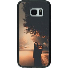 Coque Samsung Galaxy S7 - Silicone rigide noir Halloween 2025 Scream