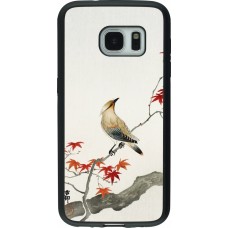 Coque Samsung Galaxy S7 - Silicone rigide noir Japanese Bird