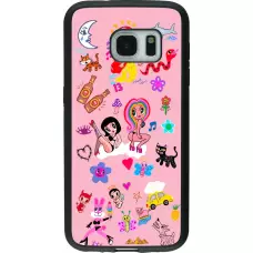 Samsung Galaxy S7 Case Hülle - Silikon schwarz Karol G La Bichota Manana Sera Bonito