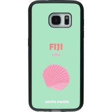 Coque Samsung Galaxy S7 - Silicone rigide noir Pop Summer Destination Fiji