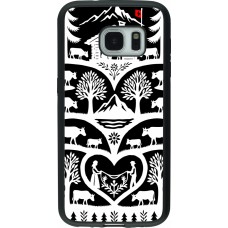 Samsung Galaxy S7 Case Hülle - Silikon schwarz Poya Schweiz 2 schwarz
