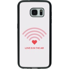 Samsung Galaxy S7 Case Hülle - Silikon schwarz Saint Valentines Day 26 Love is in the air