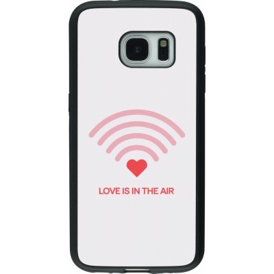 Coque Samsung Galaxy S7 - Silicone rigide noir Saint Valentines Day 26 Love is in the air