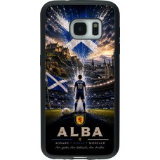 Samsung Galaxy S7 Case Hülle - Silikon schwarz Fussball Schottland splash 2026