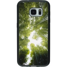 Samsung Galaxy S7 Case Hülle - Silikon schwarz Spring 23 forest blue sky