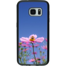 Coque Samsung Galaxy S7 - Silicone rigide noir Bee on a flower 2026