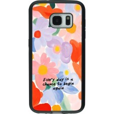 Coque Samsung Galaxy S7 - Silicone rigide noir Every day is a chance 2026