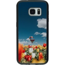 Coque Samsung Galaxy S7 - Silicone rigide noir Hot air balloon 2026