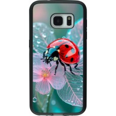 Coque Samsung Galaxy S7 - Silicone rigide noir Ladybird in bloom 2026