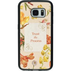 Coque Samsung Galaxy S7 - Silicone rigide noir Trust the process 2026
