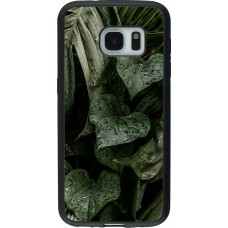 Samsung Galaxy S7 Case Hülle - Silikon schwarz Spring 23 fresh plants