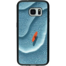Samsung Galaxy S7 Case Hülle - Silikon schwarz Orange surf Summer 2026