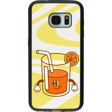 Samsung Galaxy S7 Case Hülle - Silikon schwarz Summer drink 2026