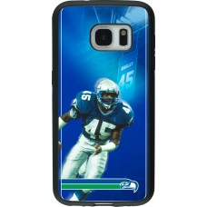 Coque Samsung Galaxy S7 - Silicone rigide noir Super Bowl 26 Seattle 1