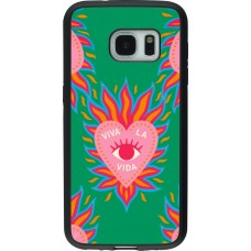 Coque Samsung Galaxy S7 - Silicone rigide noir Viva la vida 2026