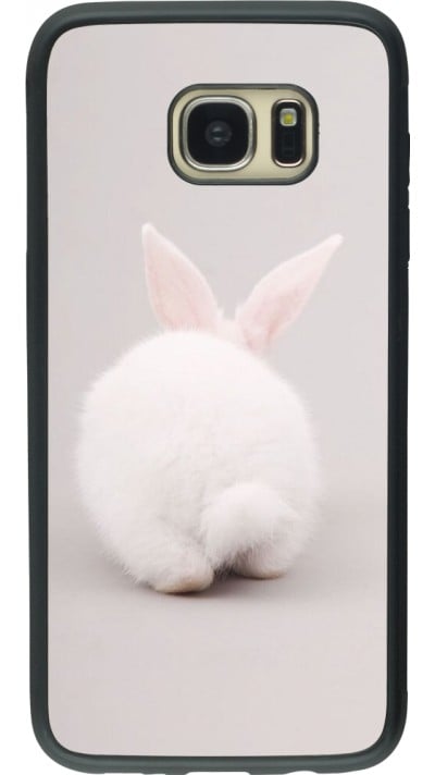 Samsung Galaxy S7 edge Case Hülle - Silikon schwarz Easter 2024 bunny butt